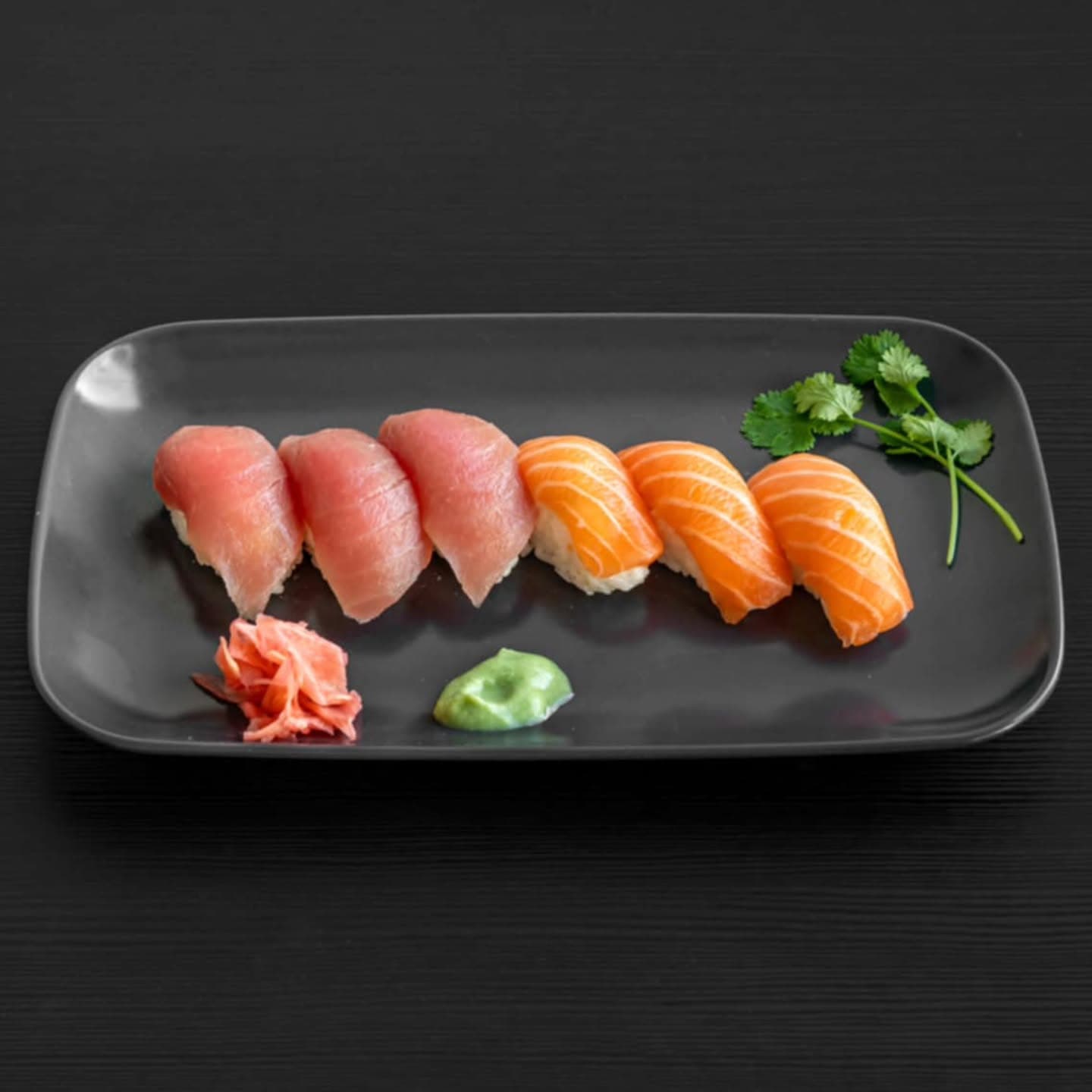 Nigiri saumon et thon