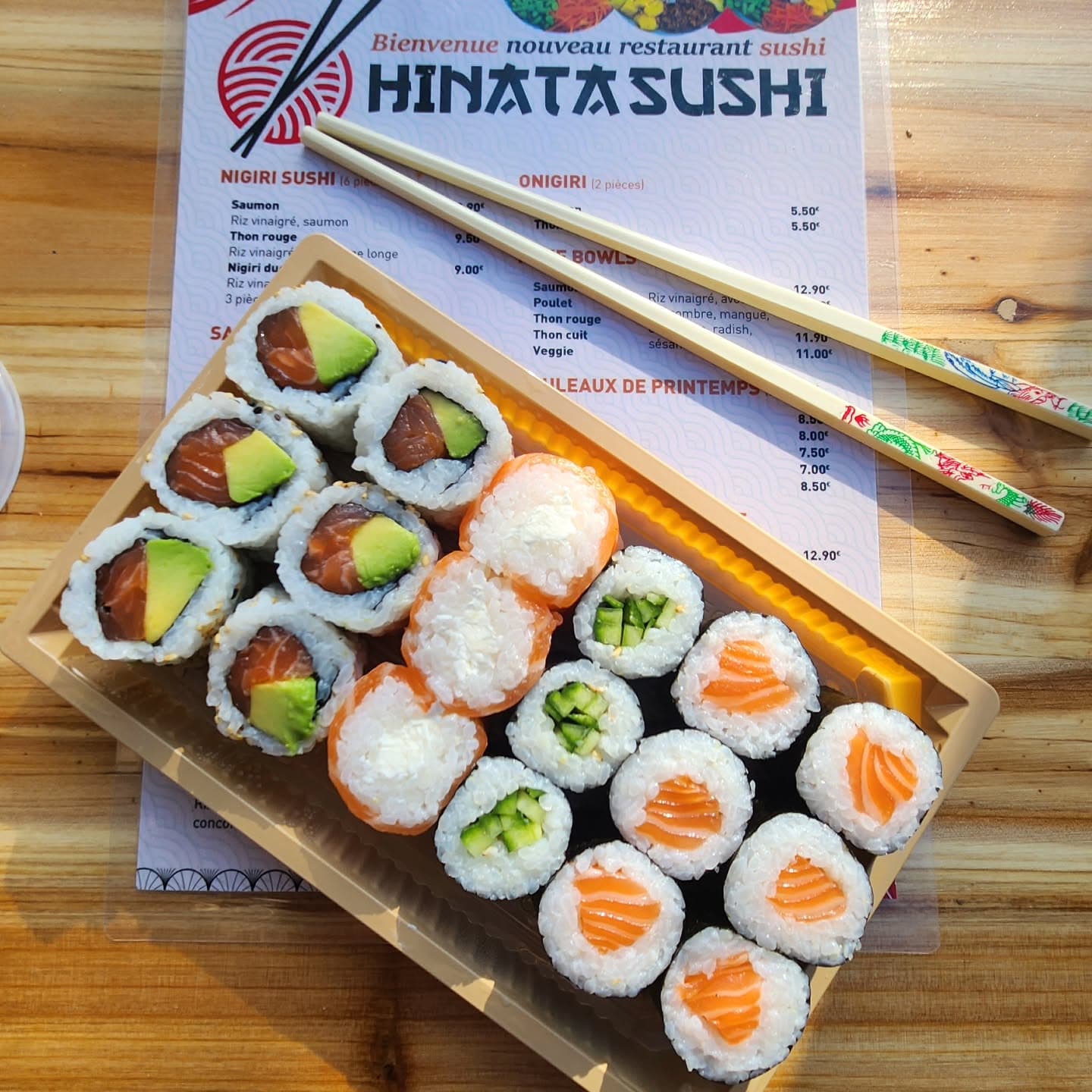 Plateau sushi Hinata